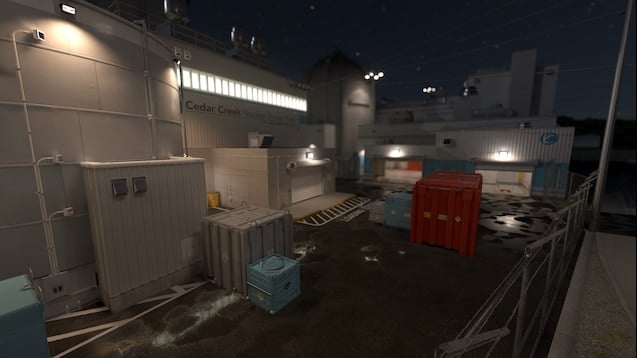 Nuke at night